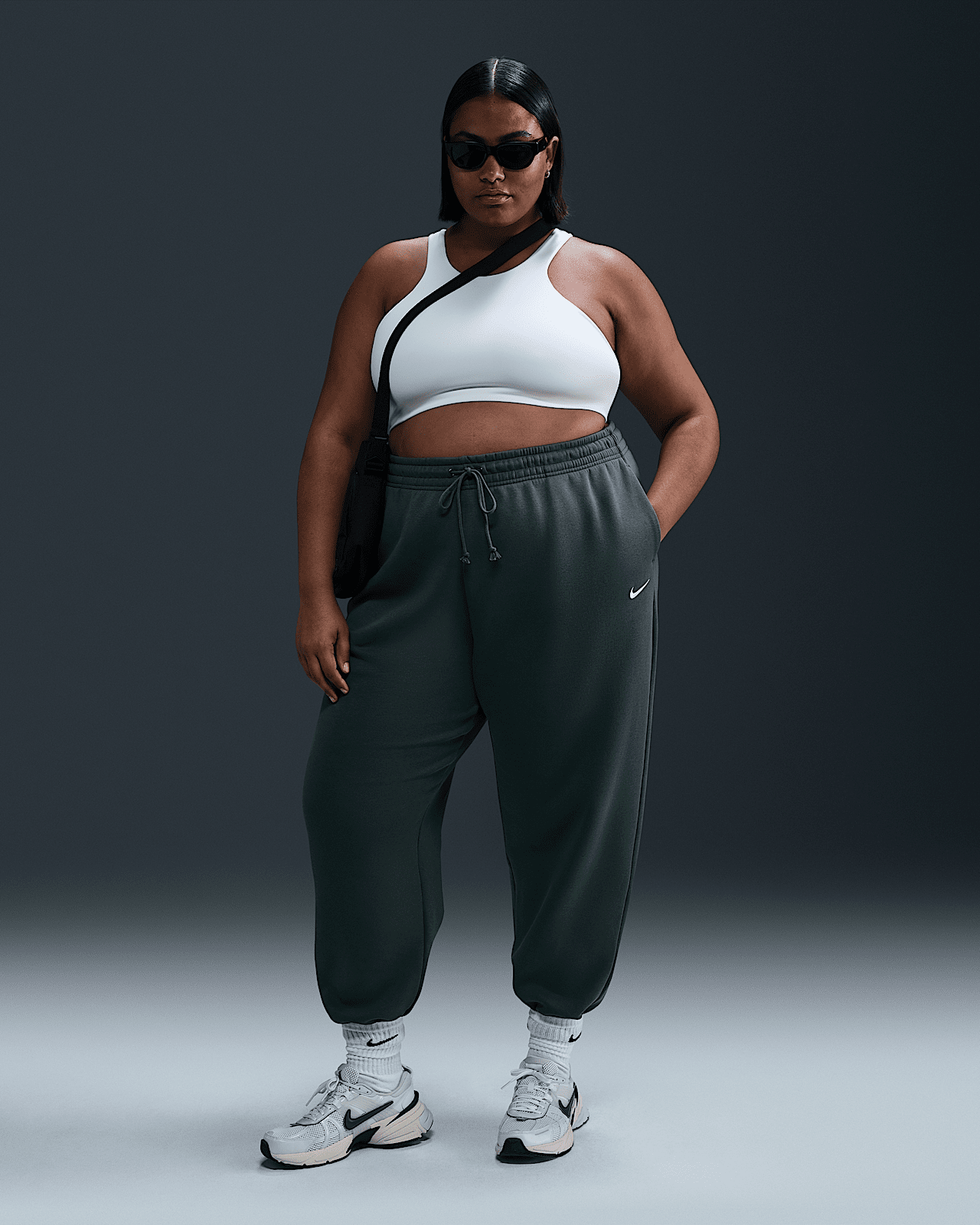 Plus size high waisted sweatpants sales